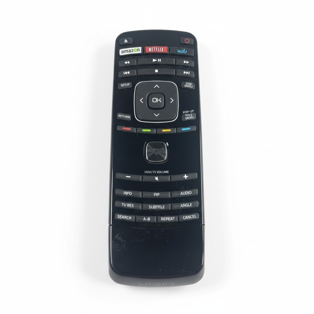 Vizio XRB300 QWERTY Dual Sided Smart TV Remote Control Netflix Amazon Vudu Black